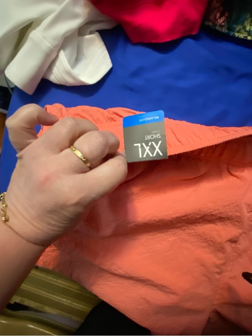 XXL Coral Textured Shorts - Bright Coral by Columbia